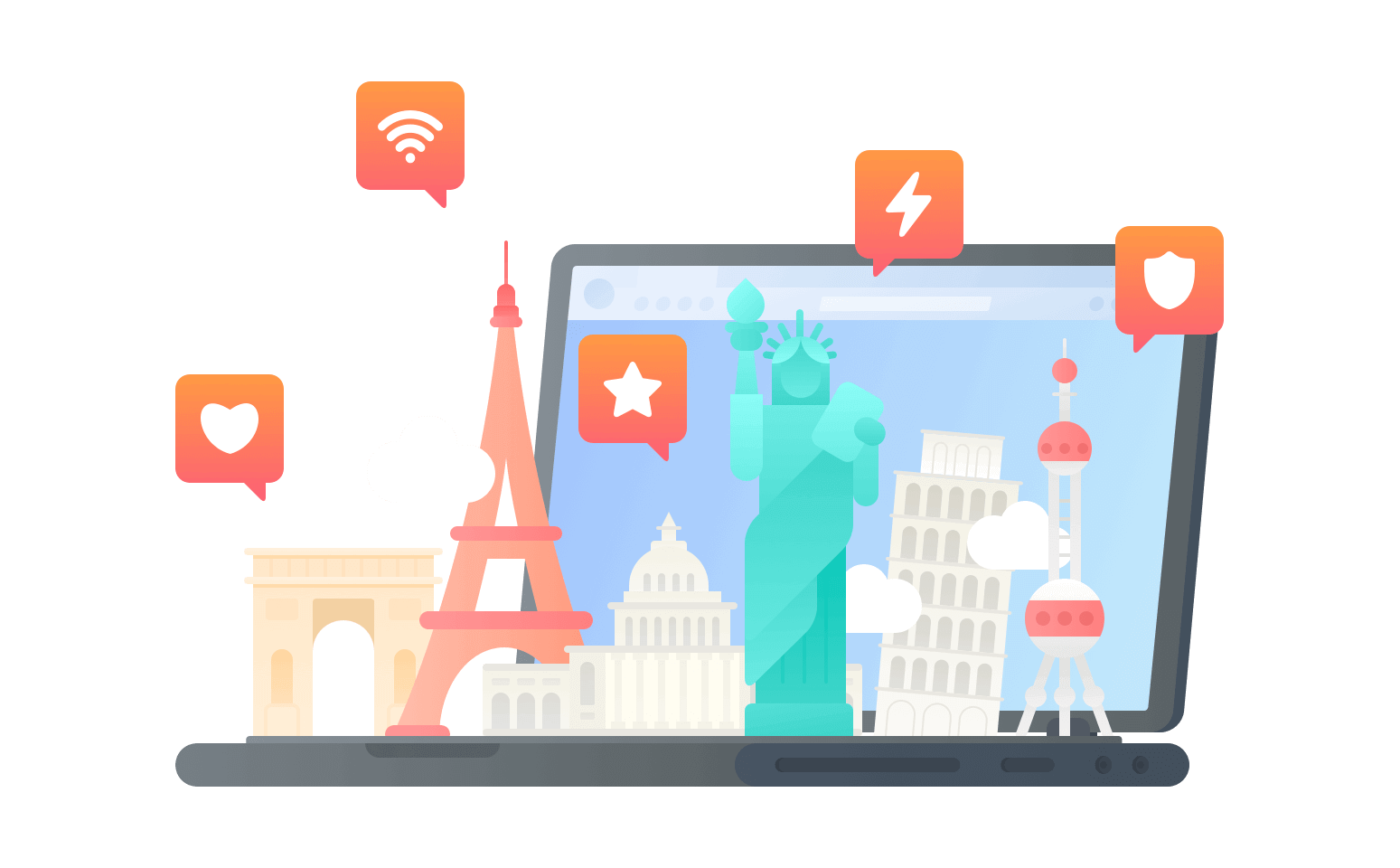 在留尼汪连接到中国的软件 - 大陆VPN